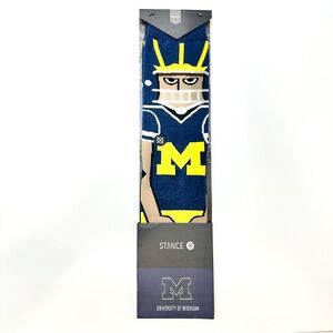 Stance Collegiate Character Socks - Blue and Yellow